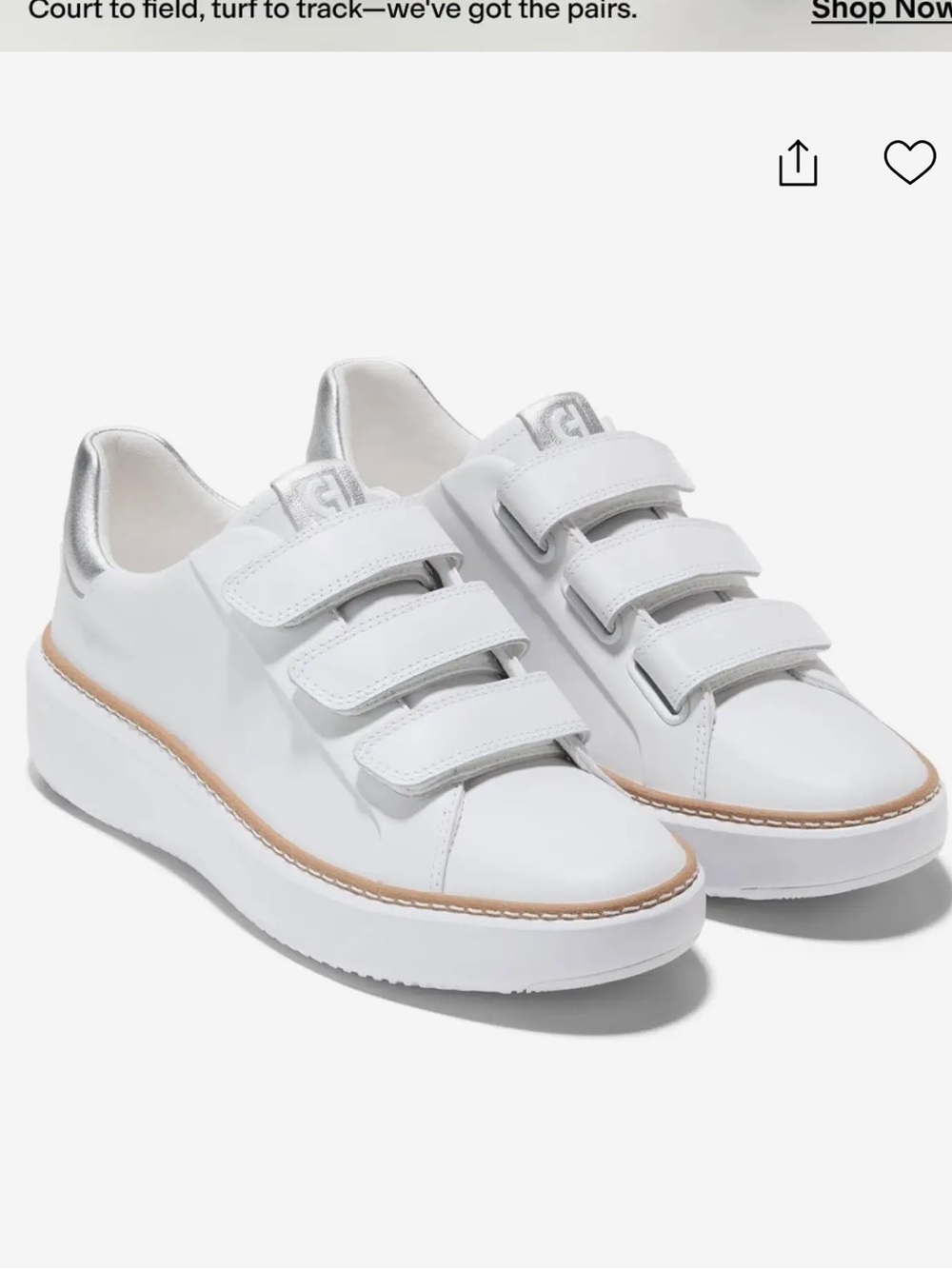 * NWOT | Cole Haan | Grandpro Topspin Triple Strap Sneakers. Size 9.5. - Picture 1 of 11